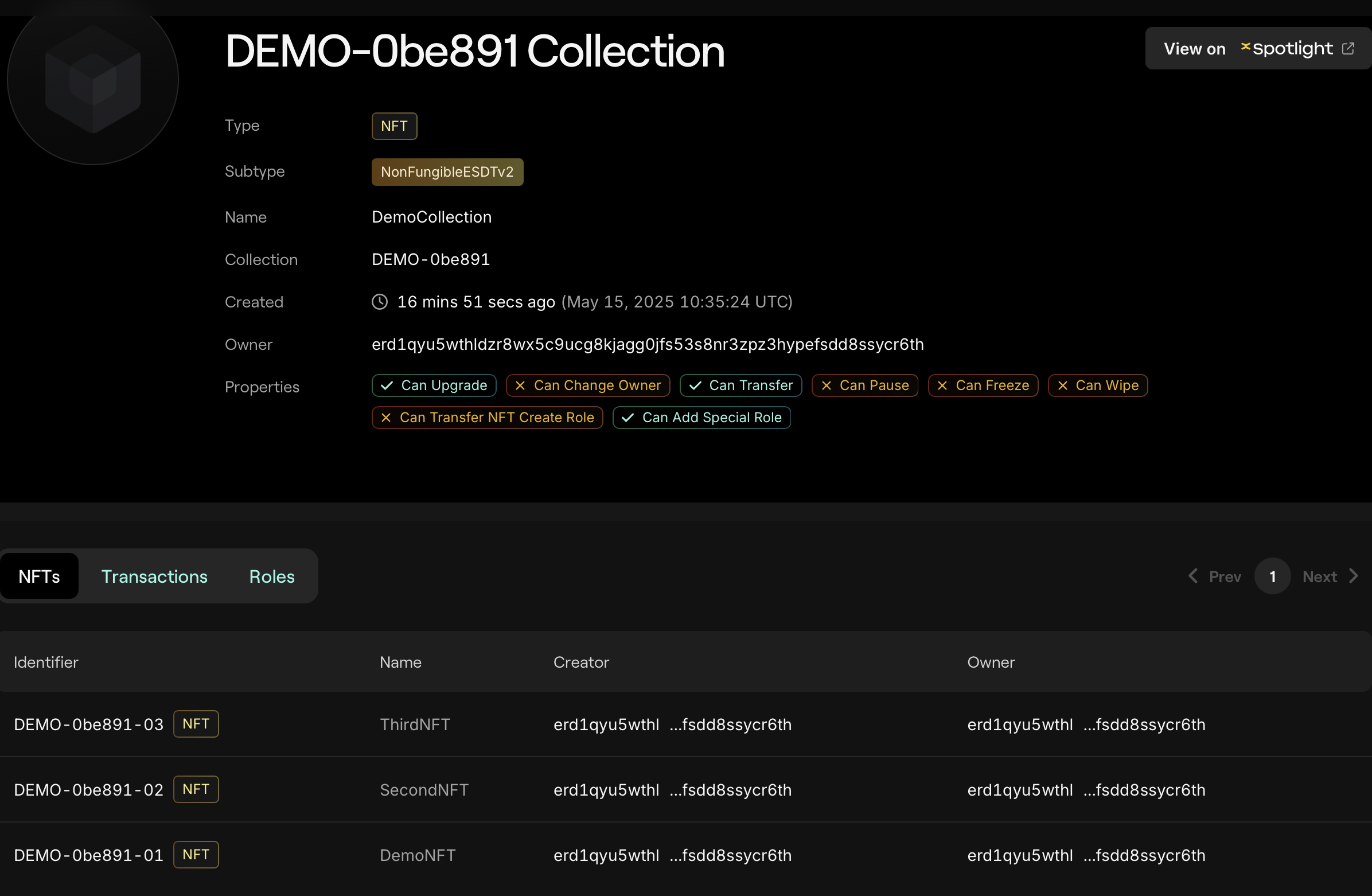 Token Details